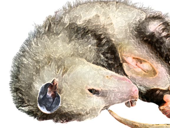 babies in opossum pouch